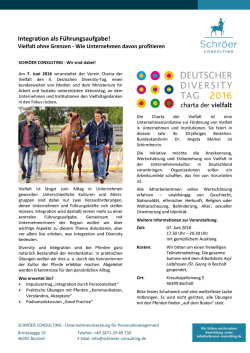 Diversity Tag 7. Juni 2016