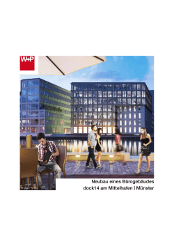 Neubau eines Bürogebäudes dock14 am Mittelhafen | Münster