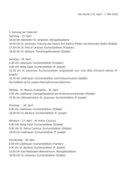 die woche | 23. April