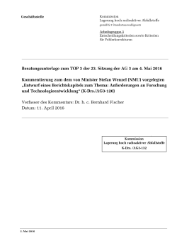 K-Drs. / AG3-132 - Deutscher Bundestag