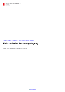 Als PDF speichern - Unternehmensserviceportal
