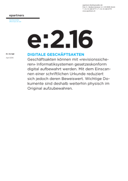 e:2.16 Digitale Gesch&auml;ftsakten