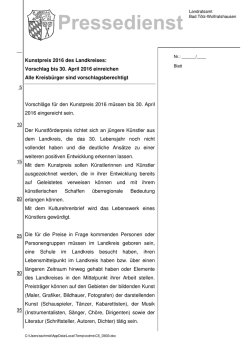 Kunstpreis 2016 - Landratsamt Bad Tölz