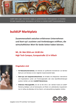 Einladung | buildUP Marktplatz