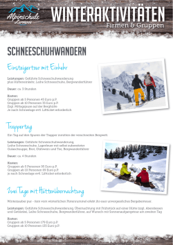 Infos zum Bergwinter gibt`s hier