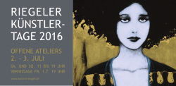 Prospekt zum - Kunst-in