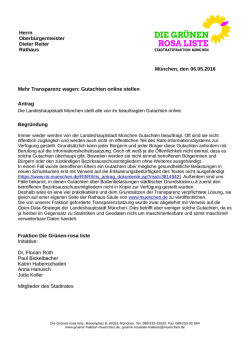 Gutachten online stellen Antrag