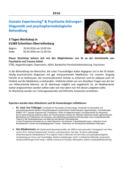 2016 Somatic Experiencing® & Psychische Störungen: Diagnostik
