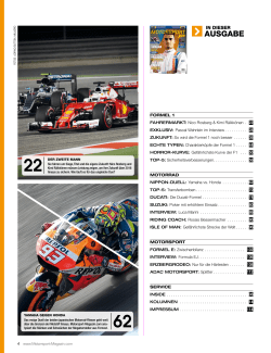 ausgabe - Motorsport