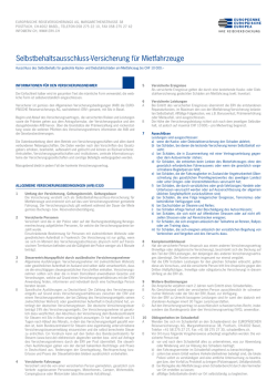 Selbstbehaltsausschluss-Versicherung (CDW)