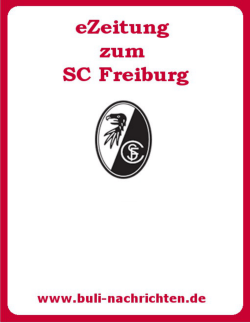 SC Freiburg - eZeitung von buli-nachrichten.de [Do, 05 Mai 2016]