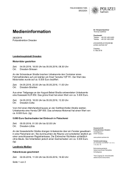 Medieninformation [Download *, 39.44 KB]