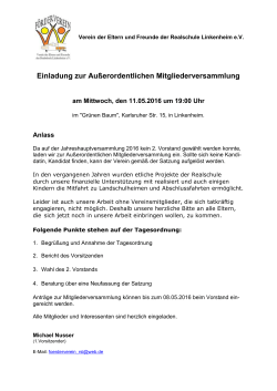 Einladung als PDF hier. - Realschule Linkenheim