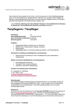Interne Medizin Kleintiere - Veterin&auml;rmedizinische Universit&auml;t Wien