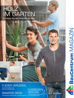 holz im garten - BauCentrum Wei&szlig;enfels