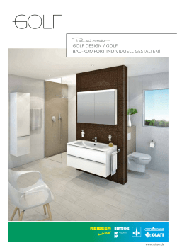 golf design / golf bad-komfort individuell gestalten!