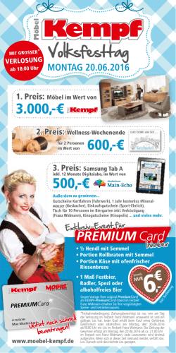 3.000,- € € 600 - Info Aschaffenburg