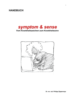 HANDBUCH - Was kann symptom & sense?
