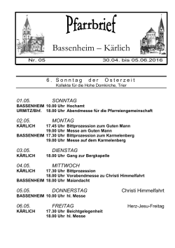 Bassenheim - Pfarreiengemeinschaft Mülheim
