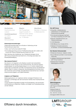 Effizienz durch Innovation.