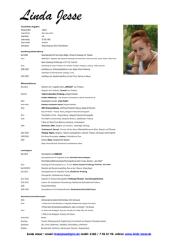 Jesse Linda CV2016