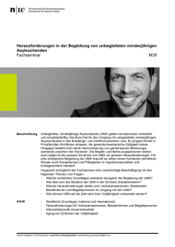 Herausforderungen in der Begleitung von unbegleiteten
