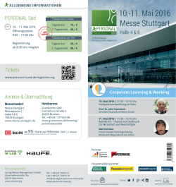 Informationsprospekt - weitblick Heidelberg