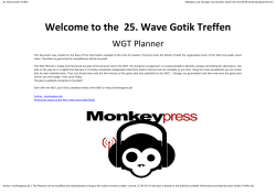 Welcome to the 25. Wave Gotik Treffen