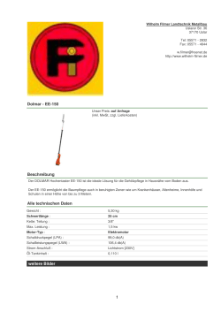 Dolmar - EE-150 Beschreibung Alle technischen