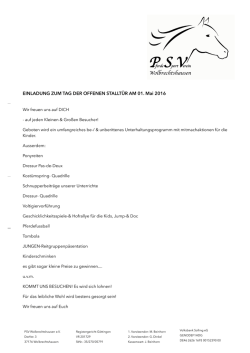 Information - Nettes Reiten