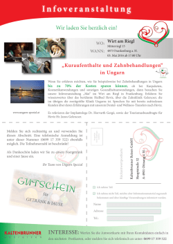 GUTSCHEIN - Ungarn Spezial