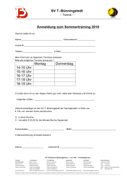 PDF-Download - SV T.-Bünningstedt