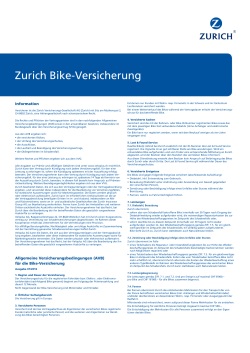 Zurich Bike-Versicherung