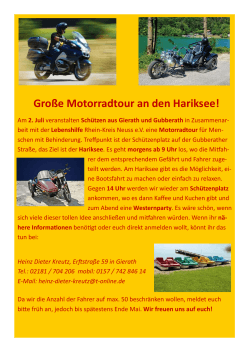 Flyer Motorradtour - NE