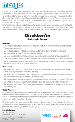 Direktor/in - Persoenlich.com