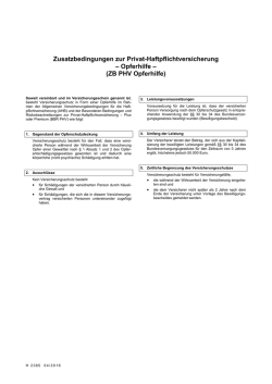 Opferhilfe - RheinLand Versicherungen