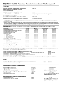Drucken / Speichern - Sparkasse Prignitz