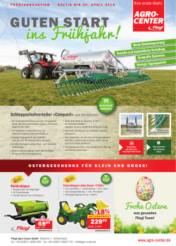 ins Fr&uuml;hjahr! - Fliegl AGRO