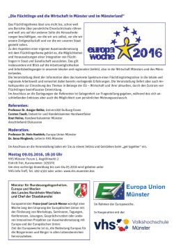 Infoblatt () - Europa Union M&uuml;nster