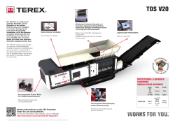TDS V20 - Terex