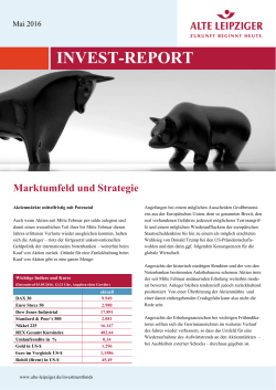 Invest-Report Mai 2016