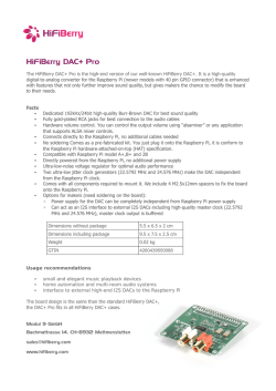 HiFiBerry DAC+ Pro