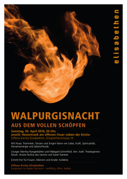 walpurgisnacht - Offene Kirche Elisabethen