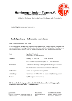 HJT Bundesliga-Lehrgang U12/U15