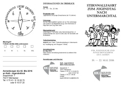 Sternwallfahrt Untermarchtal Ludwigsburg [ pdf | Größe: 900 KB ]