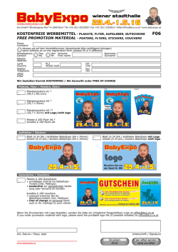 gutschein - BabyExpo
