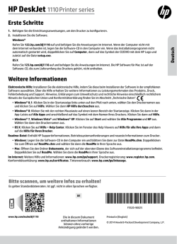 HP DeskJet1110 Printer series