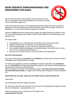 Information - Gegenwind Euba
