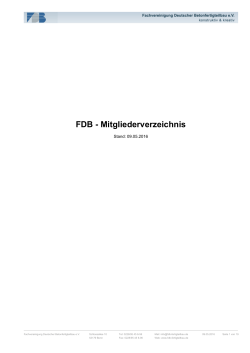 Mitgliederverzeichnis als PDF - Fachvereinigung Deutscher