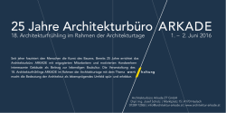 Informationen - Architekturb&uuml;ro Arkade